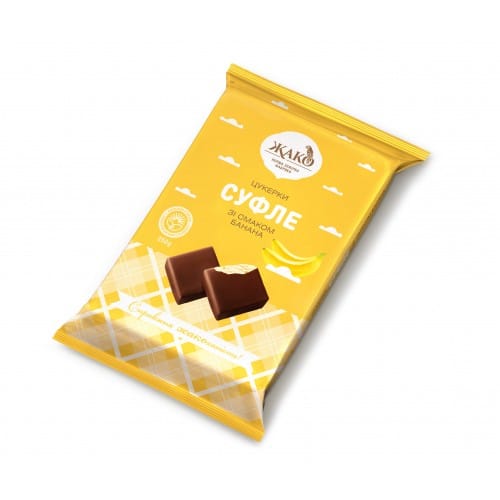 Candies glazed banana taste