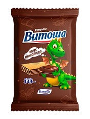 Vitosha waffles, chocolate or fondue flavor, 143g