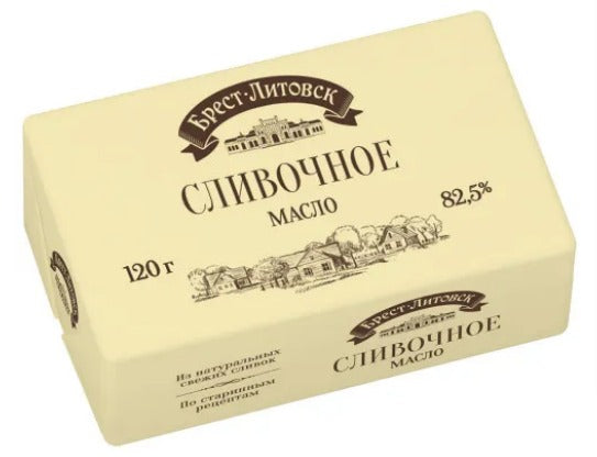 Butter Brest-Litovsk sweet cream unsalted 82.5% 120g