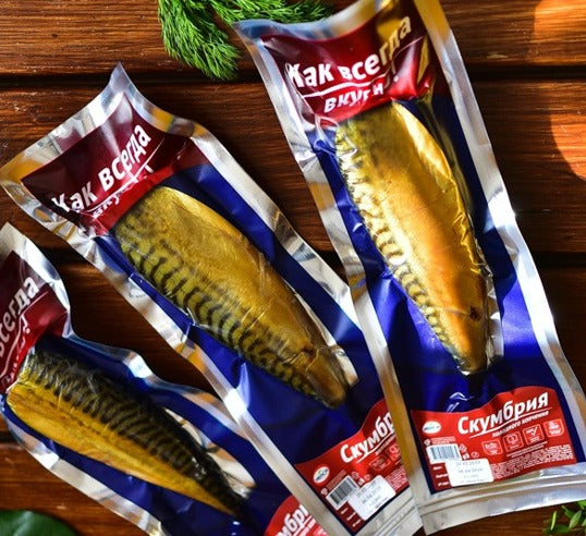 Cold smoked mackerel b / g 300g