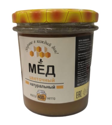 Natural honey "Honey Paradise" flower, 400g