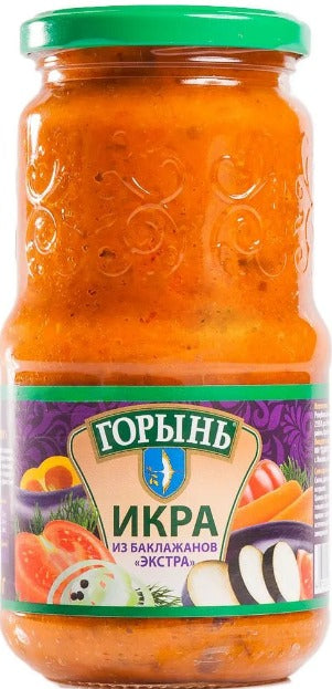 Vegetable caviar "Goryn" from eggplant, extra, 450g