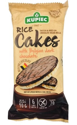 Kupiec Gluten Free Rice Cakes - Dark Chocolate 90g