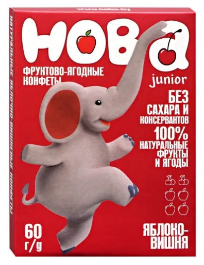 Fruit and berry sweets "Khoba" apple-cherry, 60g