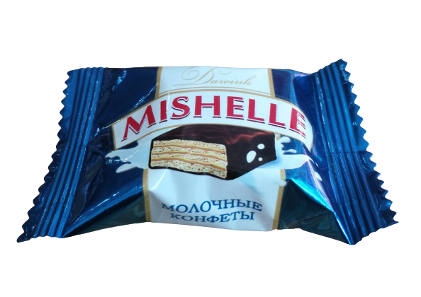 Chocolate Waffle "Daroink Mishelle" Milk Flavor 100g