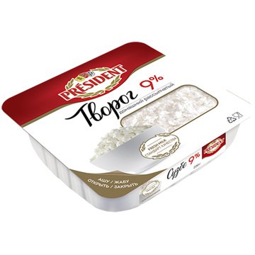 President cottage cheese 9% 200g