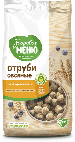Oat bran Healthy menu 200g