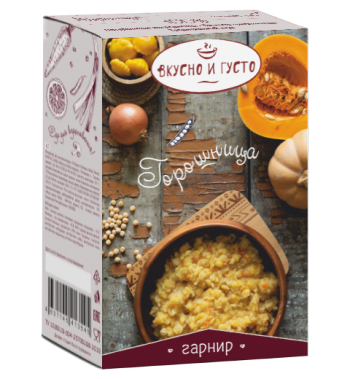 Pea A set of dried ingredients for preparing a side dish, 305g.