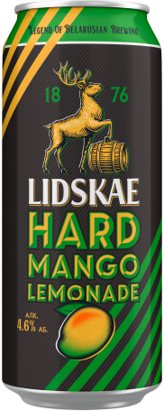 LIDSKAE HARD MANGO LEMONADE 4.6%, 0.45L