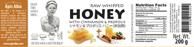 Cinnamon and Propolis Honey