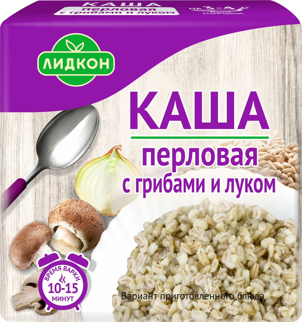 Pearl barley porridge with mushrooms and onions 180G