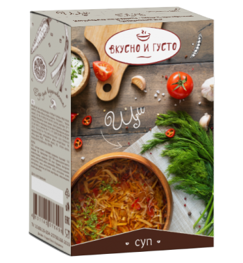 Cabbage soup Set of dried ingredients for making soup, 81g.