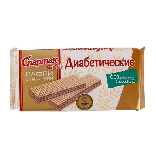 Waffles Spartak top diabetic on sorbitol of 72g