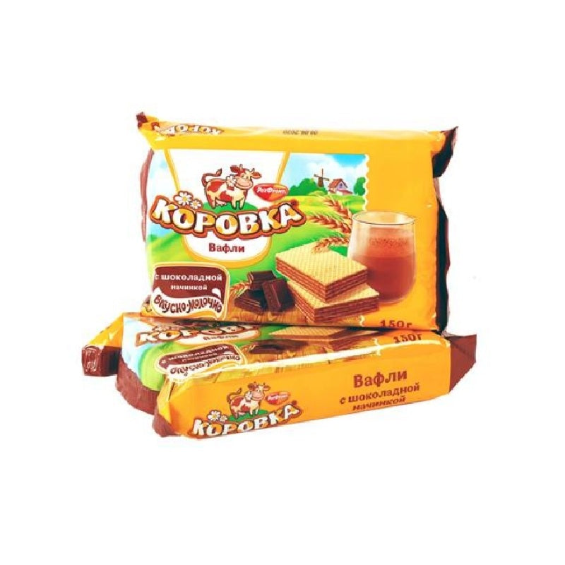 Rot Front Korovka Waffles with Chocolate, 150g