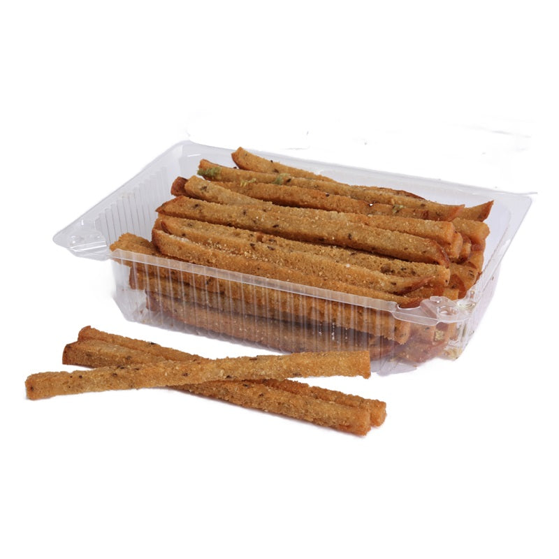 Lasu Duona Fried Bread Sticks Dark with Garlic, 400g