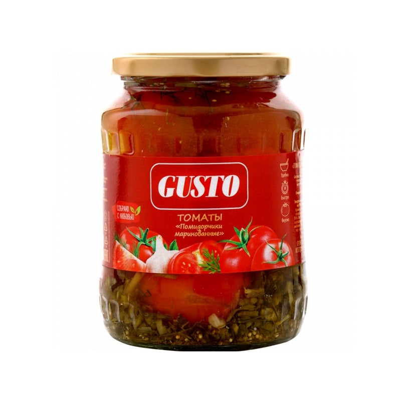"GUSTO" Marinated Pasteurized Tomatoes, 680g