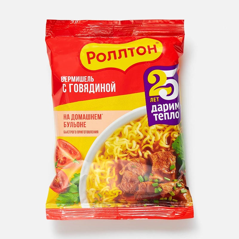 Rollton Vermicelli On Homemade Beef Broth, 60g