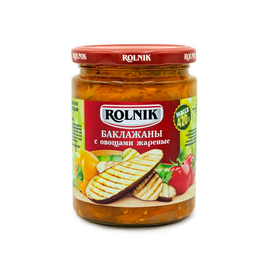 "ROLNIK" Eggplant with Vegetables, Fried, 420g