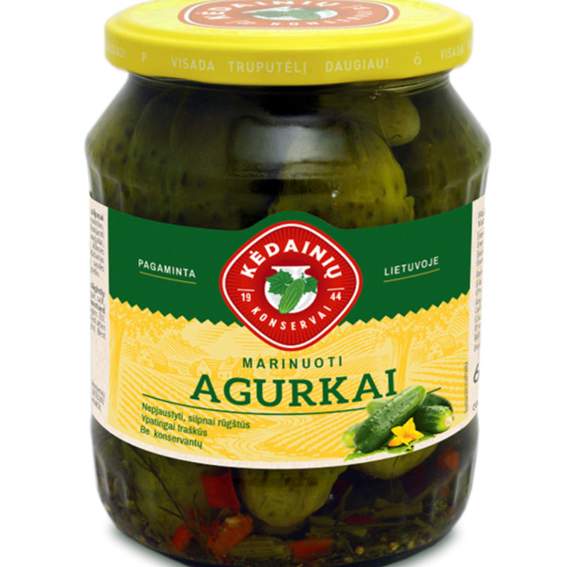Pickled Cucumbers whole, 660g