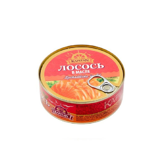 Kapitan Salmon Slices in Oil, 240g