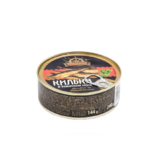 Kapitan Sprats Smoked in Tomato Sauce, 240g