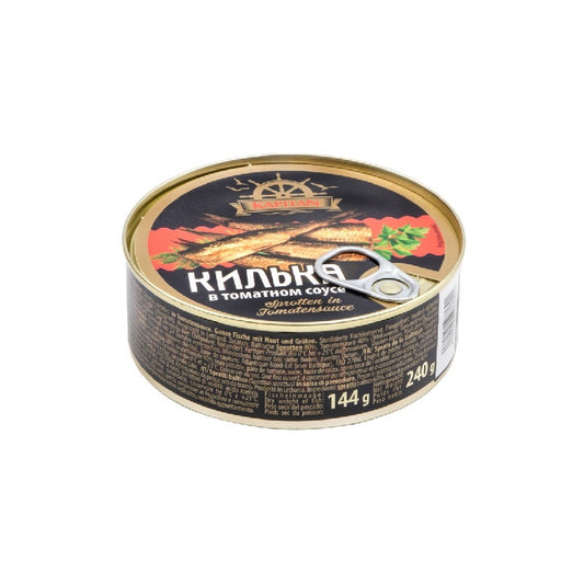 Kapitan Sprats Smoked in Tomato Sauce, 240g