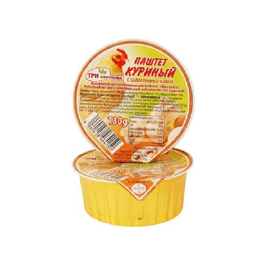 Three Hunters Chicken with Mushrooms Pate, 130g