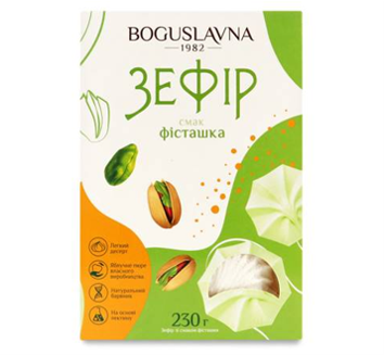 Boguslavna Zephyr with pistachio flavor 230g