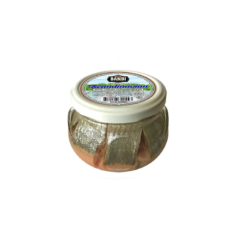 Herring Fillet BANDI FOODS SCANDINAVIAN in oil, glass, 260g
