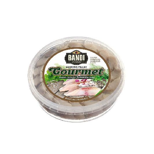 BANDI FOODS GOURMET Herring Fillet in Oil, 500g