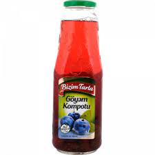 Pasteurized compote from sloe “BIZIM TARLA” 1L