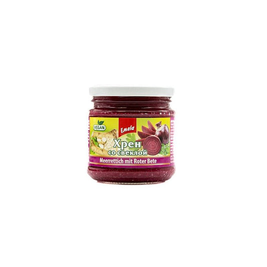 EMELYA Horseradish with Beetroot, 180g