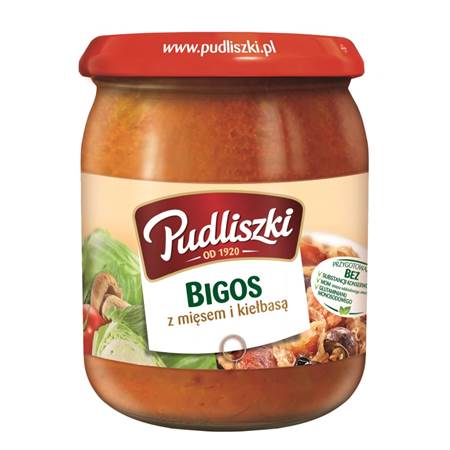 PL Pudliszki Bigos - Sauerkrautgulasch 500g