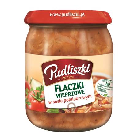 PL Pudliszki Flaczki pork in tomato sauce 500g