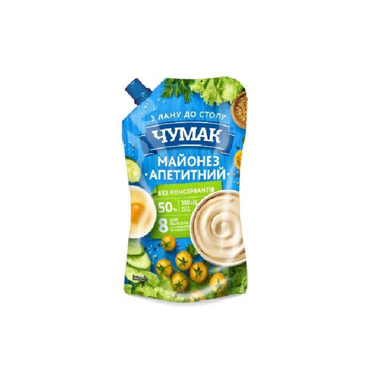 Chumak Mayonnaise Appetizing 50%, 300g