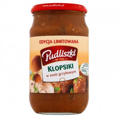 PL Pudliszki pork balls in mushroom sauce 600g