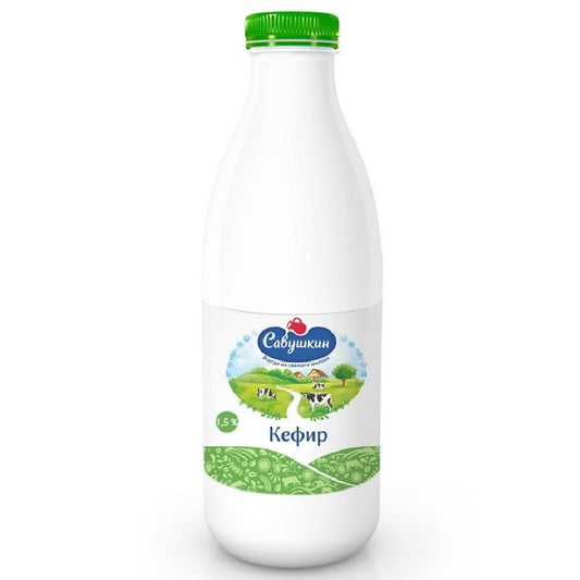 Kefir fat. 1.5% pet weight 950g