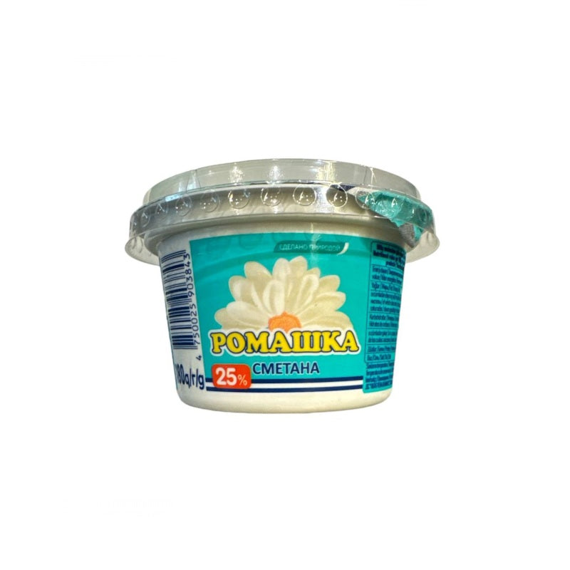 ROMASCHKA Sour Cream 25% FAT, 180g – Baltic Supermart