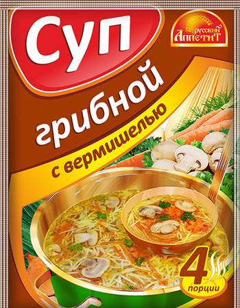 App Mushroom flavored noodle soup 60g