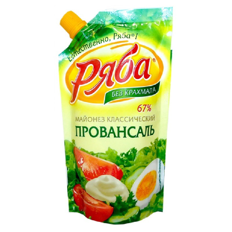 "Ryaba" Mayonnaise Provencal 67%, 410g