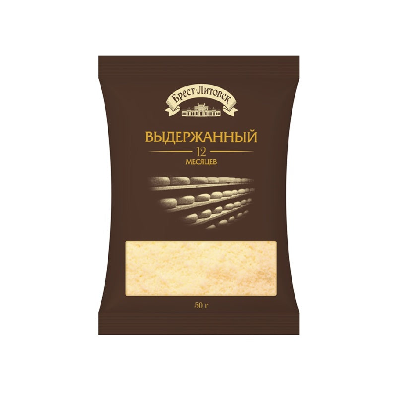 Brest-Litovsk Hard Cheese Aged (grated) 45%, 50g