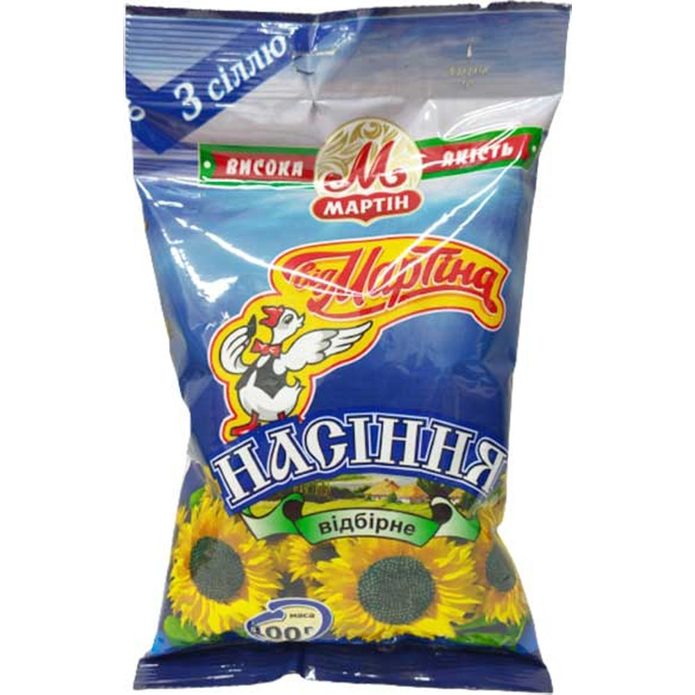 SUNFLOWER SEEDS ROASTED CHOICE SALTED FROM MARTIN 100g