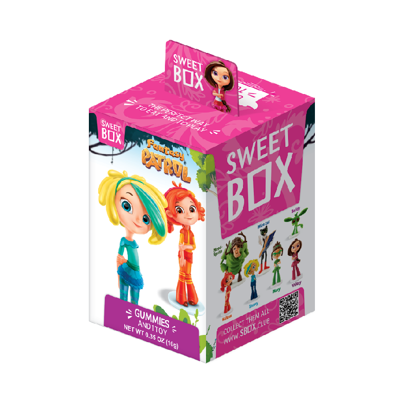 Sweetbox Suprise Toy "Fantasy Patrol" and Gummies, 10g