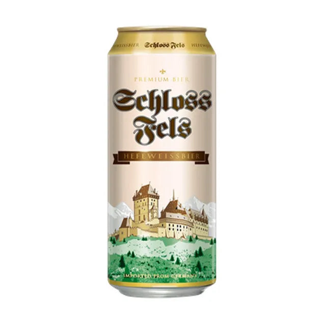 Black beer Schloss Fels Hefeweibier, can, 0.5 L