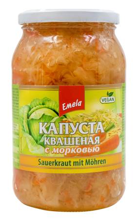 Emela Russian sauerkraut with carrots 900g