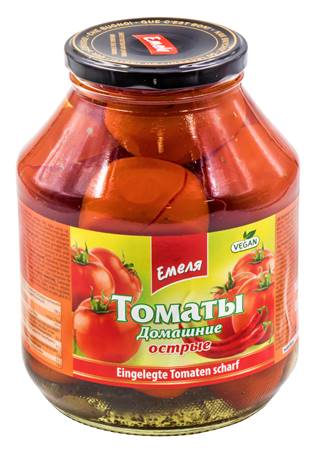 Emela pickled tomatoes No.3 hot 1630g