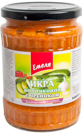 Emela Zucchini Puree "With Garlic" 550g