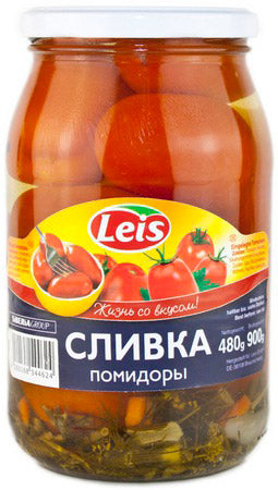 Tomatoes "Slivka" marinated mild 0.88L