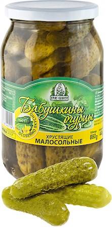Cucumbers "Omas" Hrustyaschie malosolnye 900ml