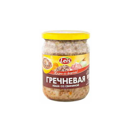Kascha "Buckwheat" 480g with Pork Flan.